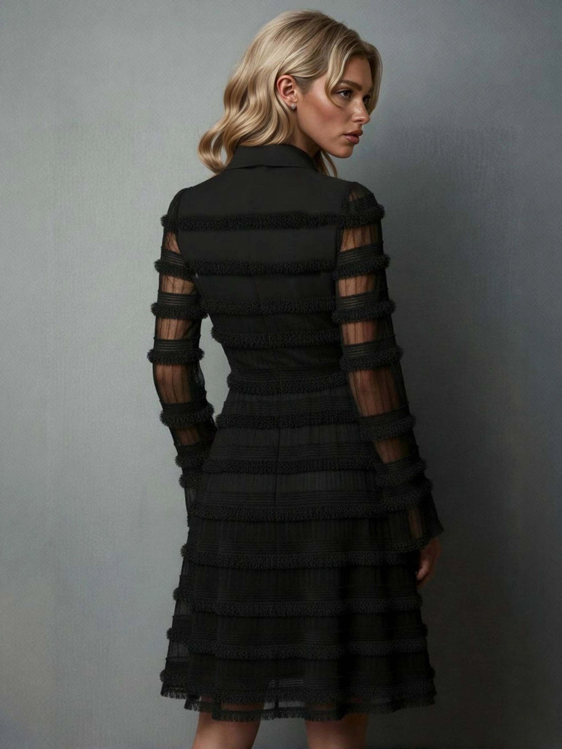 PAULA™ | ELEGANTE VESTIDO CON FLECOS