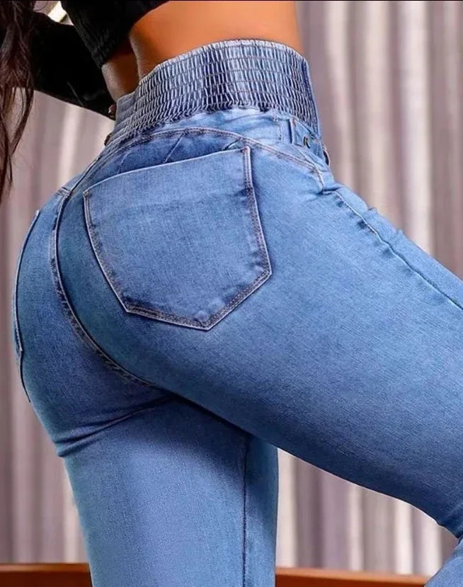 MARCELA™ | PANTALÓN VAQUERO DE CINTURA ALTA